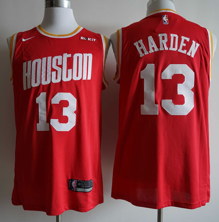 Rockets 13 James Harden Red Nike Retro Swingman Jersey,We sell and wholesale Rockets 13 James Harden Red Nike Retro Swingman Jersey on line form chian!